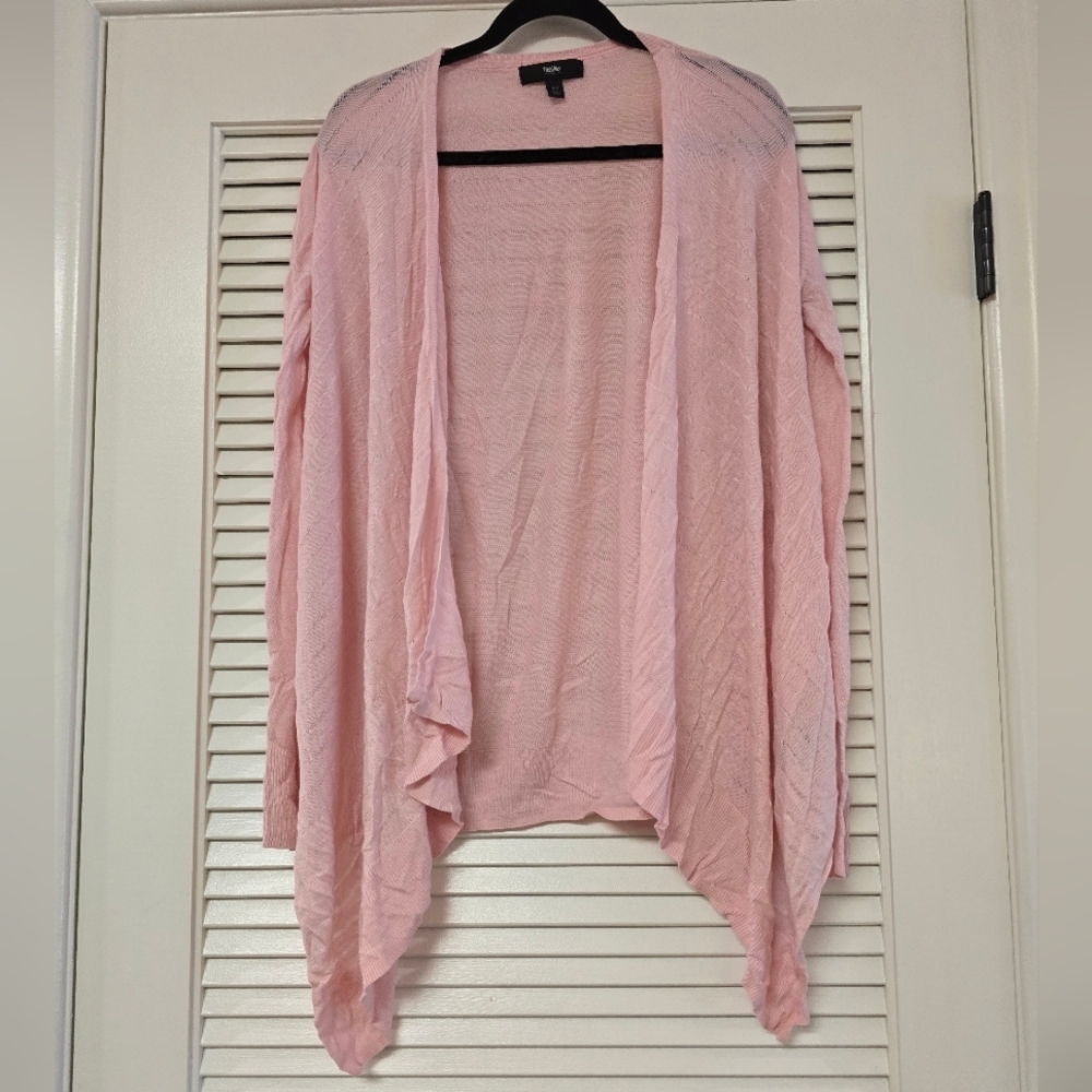 Mossimo Supply Co - Light Pink Lightweight Open Long-Sleeve Cardigan Sweater